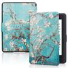 Funda Protectora para Kindle 2016 Versión de Entrada 558 Patrón de Seda Pintada Funda Protectora Migu X Funda de Cuero