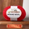 213 Hilo de Lana Hilo de Lana Merino Hilo de 3 hebras Tejido a Mano Hilo Medio Fino Suéter Auto-Tejido Gorro Bufanda Hilo