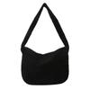 2026 Bolso Tote Simple de Gran Capacidad para Mujer, Nuevo de Primavera, Bolso de Hombro Casual de Pana, Bolso Grande