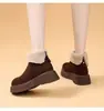Sapatos Birkenstock 2026 Novo Estilo de Inverno Feminino Sapatos de Algodão Espessos com Forro de Lã Quente Botas de Neve Botas Martin com Solado Grosso Botas Curtas Fashion