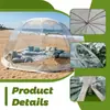 Barraca Céu Estrelado de PVC Transparente, Montagem Rápida Sem Esforço, Barraca Transparente para Camping e Pousada, Barraca para Fotos ao Ar Livre