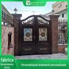 Foshan Factory Design Direct Supply Aluminum Art Courtyard Door Villa Double Door Garden Door Rural Self-built Aluminum Art Door