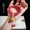 Nuevo Pulsera de Semilla de Ciruela Negra Estilo Chino Bodhi, Cuentas de Oración de Doble Círculo para Sostener en la Mano para Atraer Riqueza para Hombres y Mujeres, Pulsera Coleccionable