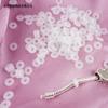 Mangueira de couro anel de silicone branco pulseira contas anel de borracha fixo, pulseira de 3mm. Uma pulseira. Especial para colar