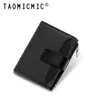 Cartera corta para mujer de gran capacidad estilo japonés y coreano, de mano transfronteriza, con pliegue del 20%, cremallera, cartera de PU, bolsa plateada, tela financiera
