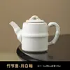 Planta semi-hecha a mano gran laca mano sosteniendo maceta casa de té bocetos literatos tetera tetera juego de té kung fu no caliente