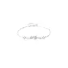 Pulsera de nomeolvides para mujer, lujo ligero, exquisita, diseño de nicho, temperamento dulce, fresca, moderna, de alta gama, accesorio de mano versátil