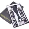 Tirantes para Hombre Tirantes para Hombre Pantalones de Traje con Tirantes Correa Correa para Personas Mayores Correa de Tirantes para Hombres con Sobrepeso Correa Elástica para el Hombro Cuatro Pinzas Color