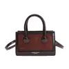 Bolso de Mano Pequeño Retro Otoñal para Mujer 2025 Otoño e Invierno Nuevo Bolso de Hombro Casual de Moda Bolso de Nicho