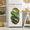 Fun-g47 Planta Verde Tortuga Hoja Personalizada Adhesiva a la Pared Baño Inodoro Hogar Embellecimiento Decorativo Pegatina de Pared Autoadhesiva