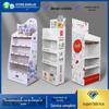 Talheres para lancheira, suportes de papel ondulado personalizados, necessidades diárias, design, display multicamadas, prateleiras de exposição de alta capacidade de carga