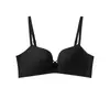 Sujetador Suave Sin Costuras para Mujeres con Pecho Pequeño, Push-Up, Anti-Caída, Transpirable, Cómodo, de Verano Sin Aros