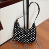 Bolsa de Lona Design de Nicho Moda Bolsa de Bolinho 2025 Nova Tendência Popular Casual Feminina Corrente Ombro Transversal