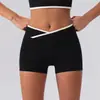 Nuevos Shorts de Yoga de Cintura Alta Transfronterizos, Ajustados, Levanta Glúteos, Shorts Deportivos para Mujer, Adecuados para Uso al Aire Libre y Fitness