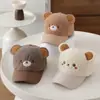 Gorro de invierno 2026, gorra de béisbol para niños, diseño personalizado de orejas de oso, gorra de pico de pato de felpa, gorra de hip-hop estilo chino, cálido