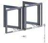 Abridor de Janela Manual, Suporte de Vento, Dispositivo Manual Tipo Corrente, Ventilação Manual Empurra-Puxa, Fixação Superior de Janela de Suspensão