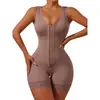 Amazon Modelador Corporal Body Compressão Cintura Gancho e Olho Zíper Peça Única Levanta Glúteos Afina Barriga Body Modelador Corporal Emagrecedor