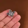Ciervo Dorado Rey Plata Pura Retro Viejo Estilo Étnico Grado Séptimo Sésamo Oficial Diseño Colgante Colgante DIY Accesorios de Joyería de Plata