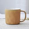Taza de cerámica con esmalte de color nórdico, estilo creativo con colores para parejas, taza de té para el desayuno en casa o la oficina