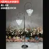 Accesorios de Boda Luces de Cristal de Múltiples Capas Candelabros de Tira de Hielo Decoraciones Colgantes Acrílicas Salón de Bodas Salón de Banquetes Decoración de Techo