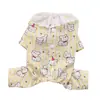 Ropa de Vientre de Algodón para Mascotas en Primavera y Verano, Ropa con Aire Acondicionado para Perros y Gatos, Ropa de Cuatro Patas para Exteriores Antiderrames, Suministros para Bichón
