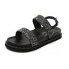 Nuevas Sandalias Romanas de Verano 2026 para Mujer, Zapatos de Playa Estilo Hada para Uso en Exteriores, Zapatos Versátiles Antideslizantes de Suela Gruesa para Estudiantes