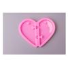 Molde de silicona para rompecabezas de amor llavero molde de amor para el Día de San Valentín