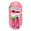 Maquinilla de afeitar para mujer con cuchillas lubricadas de tres capas, herramienta para depilación, afeitadora doméstica Pearl Max para todo el cuerpo