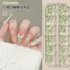 Novos Acessórios de Nail Art de Laços Mistos com 12 Compartimentos Coloridos Tridimensionais Flutuantes de Resina Decorativos Usáveis para Unhas Atacado