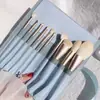Conjunto de Pincéis de Maquiagem Batata Roxa Pequena de Cangzhou Pincel para Pó Solto Pincel para Sombra Pincel para Base Pincel de Beleza Portátil Ferramentas de Maquiagem