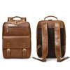 Mochila de Negocios de Cuero Crazy Horse Transfronteriza Europea y Americana para Computadora, Bolso para Hombre, Bolso de Viaje para Exterior, Retro de Cuero Genuino para Hombre