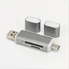 Lector de Tarjetas Multifunción Lector de Tarjetas Otg Transmisión de Alta Velocidad USB Tipo Todo en Uno Typec Lector de Tarjetas para Teléfono Móvil Accesorios Tf Sd