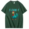 Transfronterizo Aliexpress Amazon Transfronterizo Europeo y Americano Fcawf Estampado de Águila Moda Holgada Casual Manga Corta Cuello Redondo Camiseta