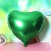 Globo publicitario de película de aluminio para exteriores al por mayor, impresión de logotipo, código QR, forma de corazón, 18 pulgadas, tienda de aniversario, tienda de celebración
