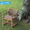 Mesas y Sillas de Ratán para Exteriores, Mesas de Comedor de Teca Anticorrosión para Exteriores de Hotel y B&B, Juego de Sillas de Ratán para Ocio en Jardín, Patio, Balcón