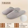 Pantuflas de Forro Polar Coral con Cinta al por Mayor Pantuflas Desechables Lavadas Antideslizantes Gruesas para Hogar, Estancia en Casa, Hotel Siete Estrellas