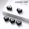 Obsidiana Plateada Natural Estrella de Arco Accesorios Hechos a Mano Semiacabados Piezas para Joyería DIY Piezas Talladas Venta Directa de Fábrica