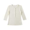 RY2565-25 Primavera Nuevo Estilo Americano Protección Solar Casual Ajustado Henry Manga Media Botones Camisa Base Camiseta