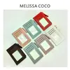 2025 Novo Simples Mini Conjunto de Cartões Feminino Pequeno Contraste de Cores Ultra-fino Multi-cartão Carteira Curta Feminina Portátil para Troco