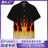 2024 Nuevo Verano Camisas de Manga Corta para Hombre Hechas a Medida Modernas Estampadas Digitalmente en 3D para Vacaciones Al Por Mayor