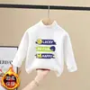 2026 Nuevo Top Térmico de Media Altura para Niños Otoño Invierno Casual Ropa Interior de Forro Polar Cálido Infantil Dibujos Animados