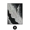 Venta Caliente Transfronteriza Pintura al Óleo Pura Hecha a Mano Paisaje de Olas Pintura para Colgar Lujo Ligero Colgante de Pared Porche Sala de Estar Dormitorio Pintura Decorativa Avanzada