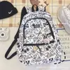 Mochila escolar japonesa femenina ins nicho diseño graffiti Harajuku mochila mochila de gran capacidad para estudiantes de secundaria