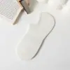 Calcetines Mujer Verano Delgados Tobilleros Color Sólido Que No Se Bajan Antideslizantes Invisibles Cortos Resistentes al Olor de Boca Baja Calcetines Cortos Mujer Verano
