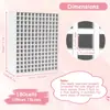 Caixa Organizadora de Contas 221 Compartimentos Frascos Ferramentas DIY Frascos de Plástico Transparente Kits de Material para Artesanato Tubos para Incenso Rack de Armazenamento