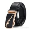 Cinturón para hombre artículos de cuero al por mayor cinturón de piel sintética resistente a los arañazos cinturón automático cinturón de negocios casual cinturón de suministro para puesto de hombre