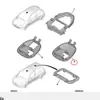 Adecuado para Peugeot Citroen 206 207 C2 Marco de Luz Interior de Techo Panel de Luz de Techo 8146R4 962504