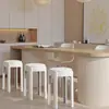 Bolsa Suave de Plástico Taburete Ciclón para Uso en Casa, Engrosado, Fuerte y Duradero, Taburete Redondo Apilable, Silla de Repuesto de Mesa de Comedor de Gama Alta