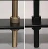 Estante Organizador Colgante de Piso de Tubo Redondo de Aleación de Aluminio Minimalista de Lujo Ligero Perchero Estante de Exhibición Decorativo Estantería