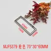 Hebillas Metálicas Rectangulares de Aleación de Zinc de Alta Gama al por Mayor para Bolsos, Accesorios de Ropa, Hebillas de Cinturón, Hebillas Rectangulares y Hebillas Ajustables